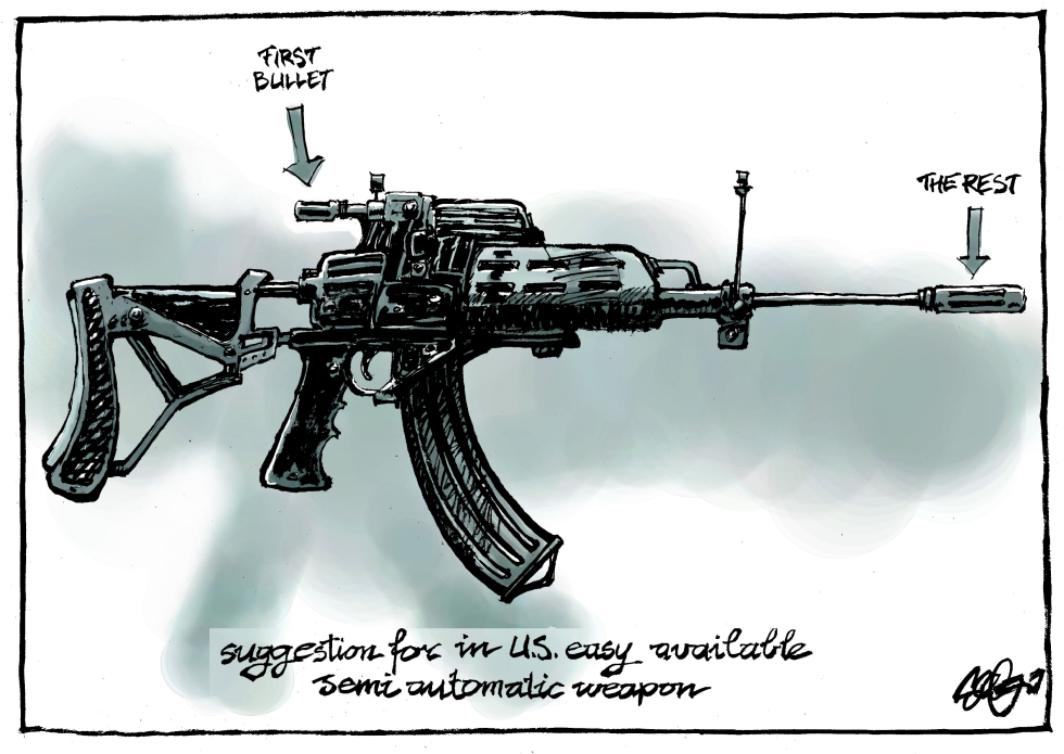  SUGGESTION FOR SEMI AUTOMATIC WEAPON by Jos Collignon