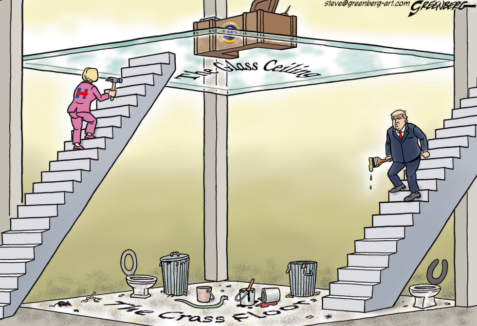 Glass Ceiling Crass Floor