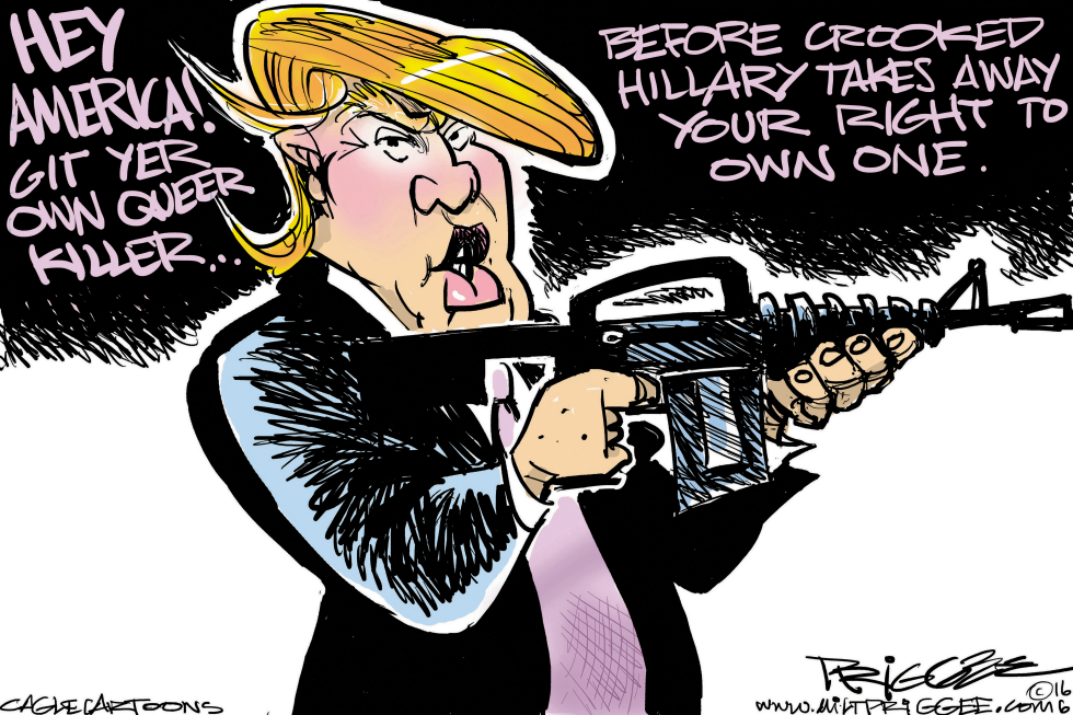  STRAIGHT SHOOTER TRUMP by Milt Priggee