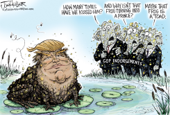 KISS THE FROG by Joe Heller