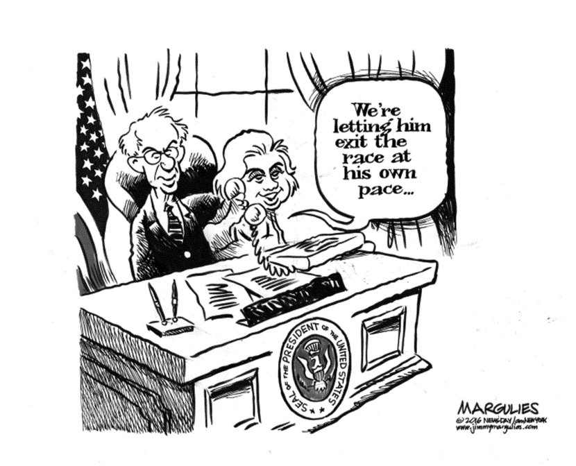 Bernie and Hillary