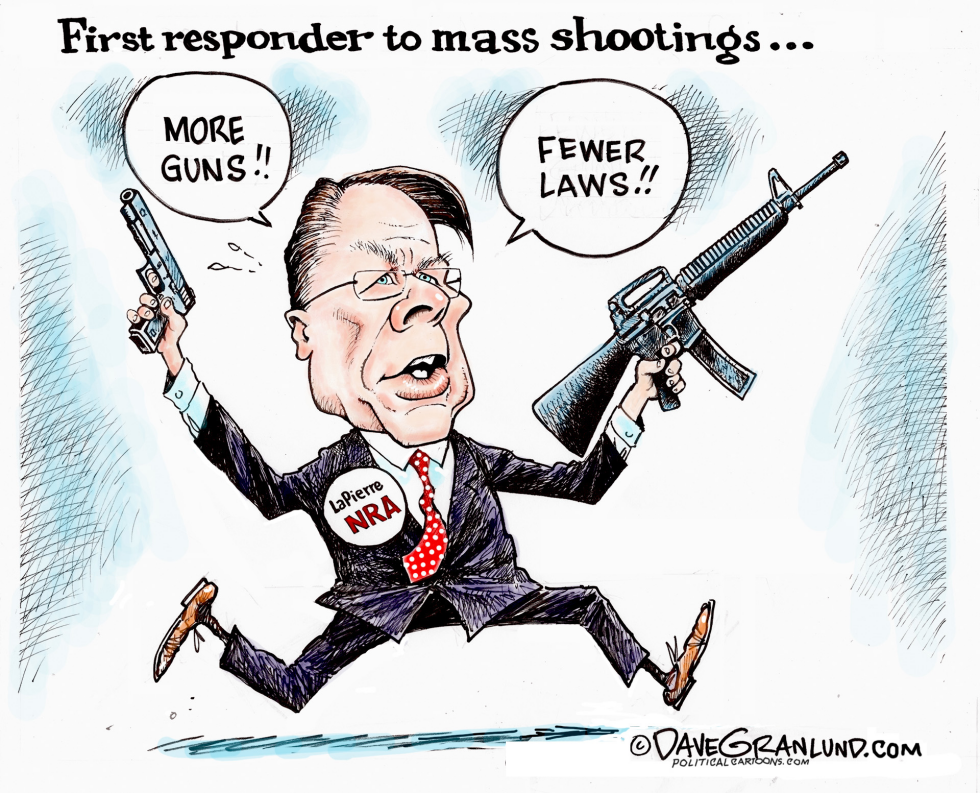 Shootings and NRA COLOR