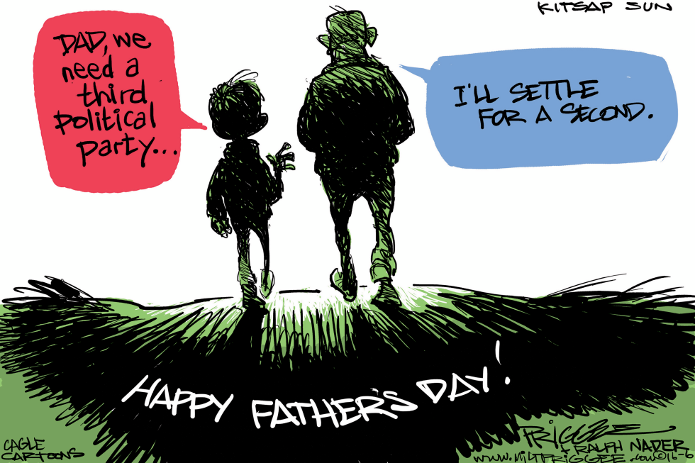  POLITICAL DAD by Milt Priggee