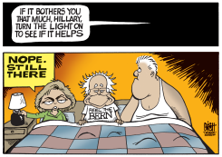 BERNIE WON'T GO AWAY,  by Randy Bish