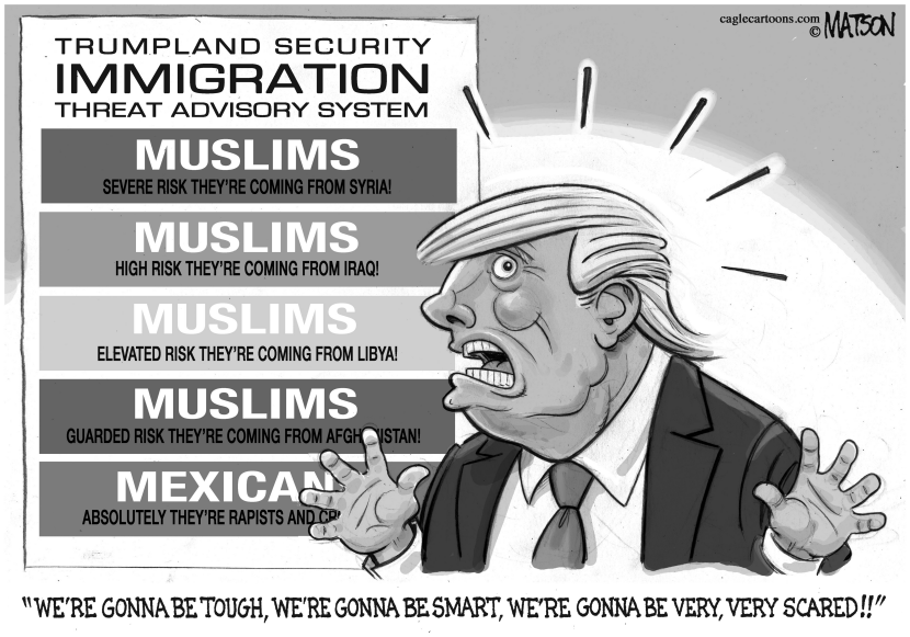 Trumpland Security Immigration Threat Advisory System