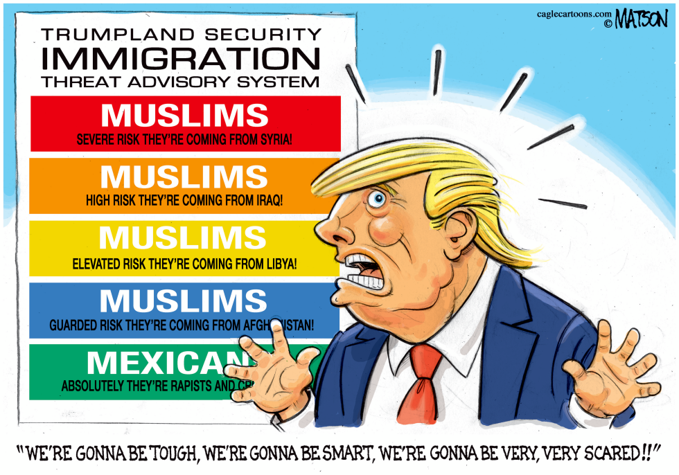 Trumpland Security Immigration Threat Advisory System-COLOR