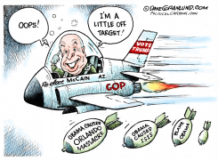  MCCAIN BLAMES OBAMA  by Dave Granlund
