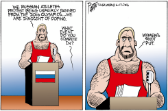 RUSSIANS BANNED by Bruce Plante