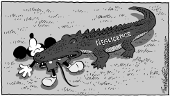 DISNEY WORLD GATOR by Bob Englehart