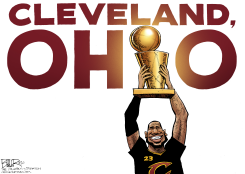 NBA CHAMPIONS  by Nate Beeler
