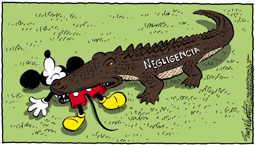 Lagarto en Disney World / COLOR