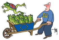 BREXIT FROG by Arend Van Dam