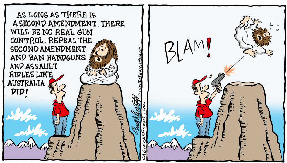  BAN 2ND AMENDMENT by Bob Englehart