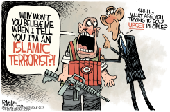 OBAMA DENIAL  by Rick McKee