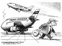 TRUMP AND LOW FUNDS  by Dave Granlund