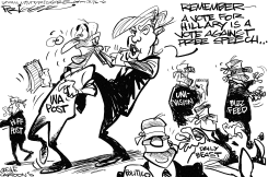 TRUMP SPEECH by Milt Priggee