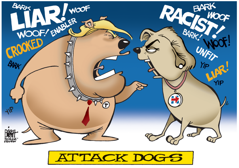 CAMPAIGN GONE TO THE DOGS, COLOR