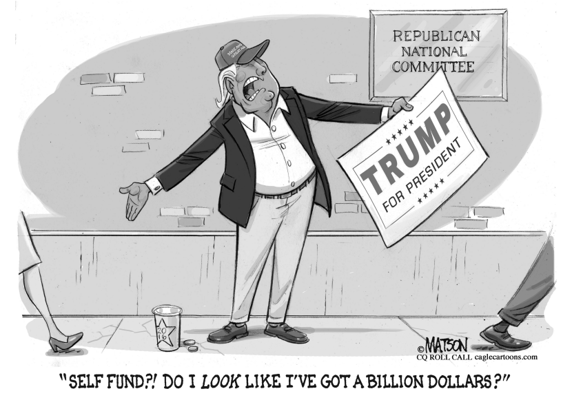 Trump Struggles To Raise Campaign Cash