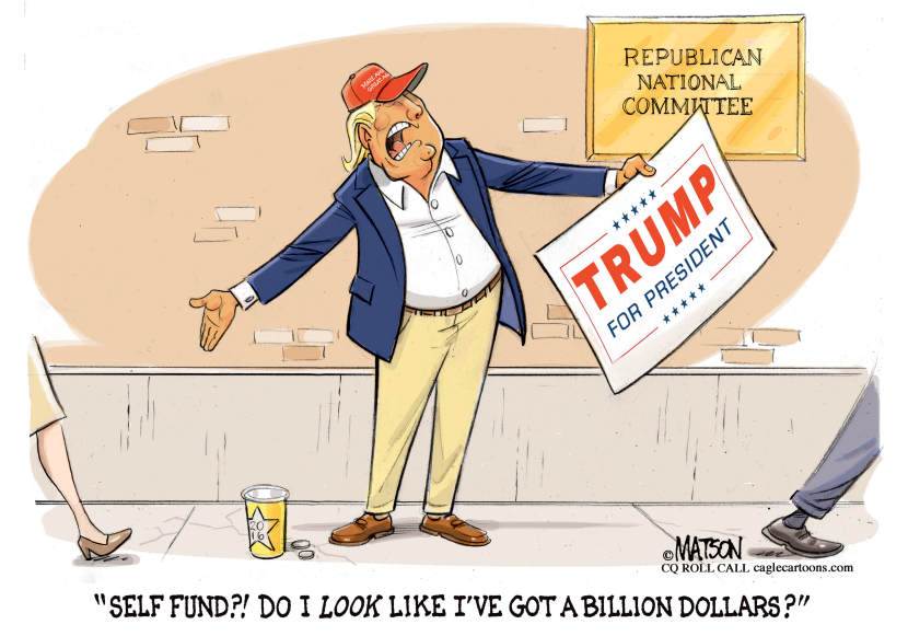 Trump Struggles To Raise Campaign Cash-COLOR