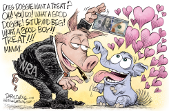 THE NRA AND REPUBLICANS  by Daryl Cagle