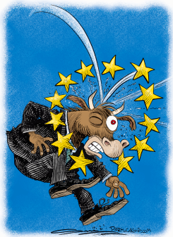 BREXIT AND THE STOCK MARKET CRASH  by Daryl Cagle