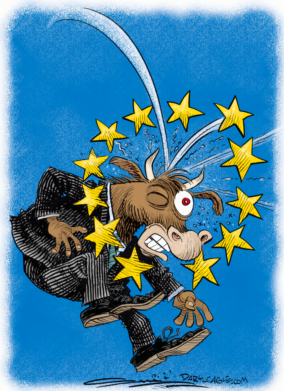  BREXIT Y LA CAIDA EN EL MERCADO DE ACCIONES by Daryl Cagle