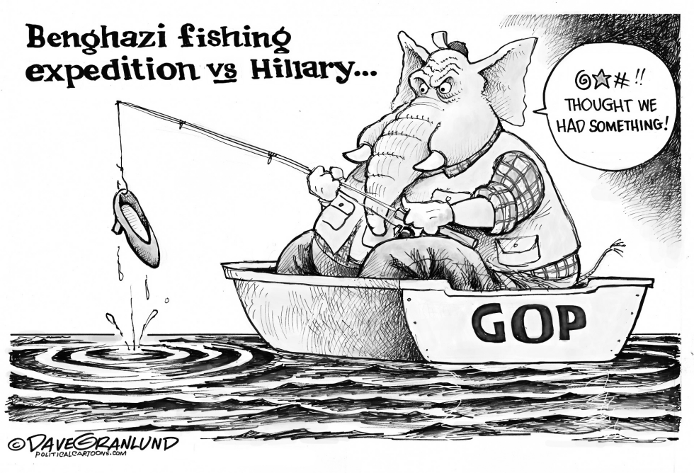 Benghazi fishing vs Hillary