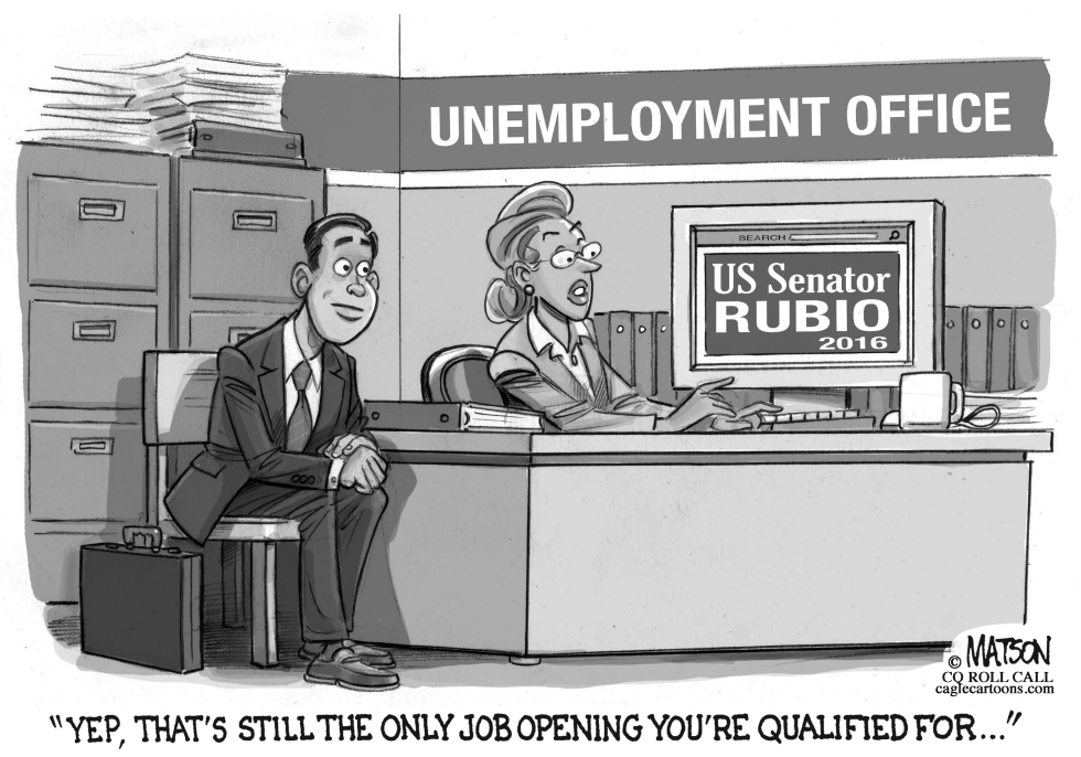  WHY SENATOR RUBIO WANTS HIS OLD JOB BACK by RJ Matson