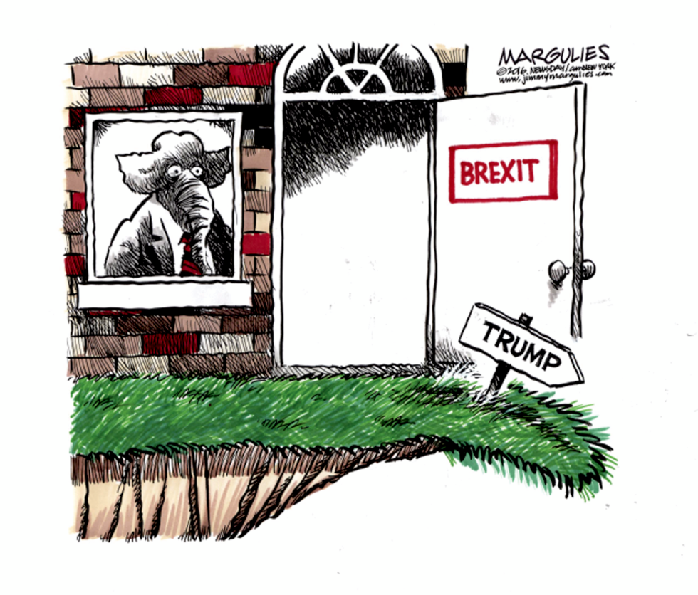 Brexit, Republicans and Trump color