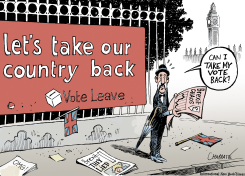 BREXIT HANGOVER by Patrick Chappatte