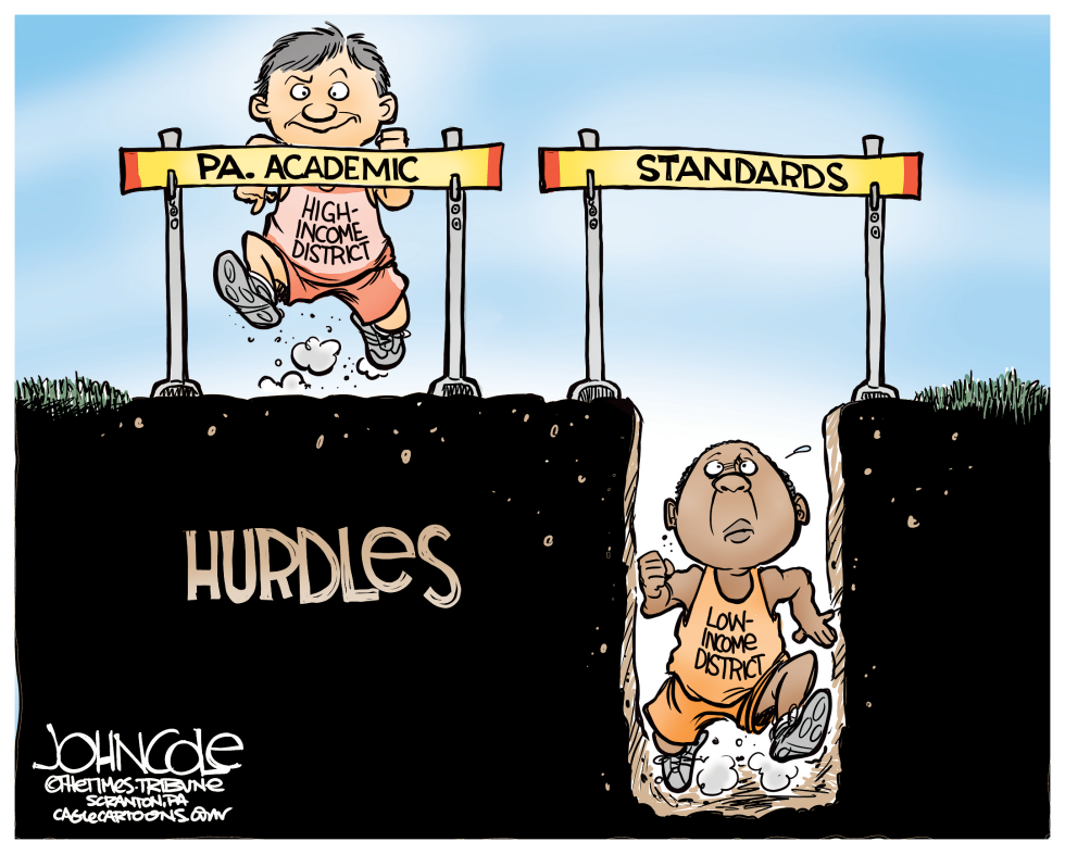 LOCAL PA -- Standardized testing and poverty COLOR