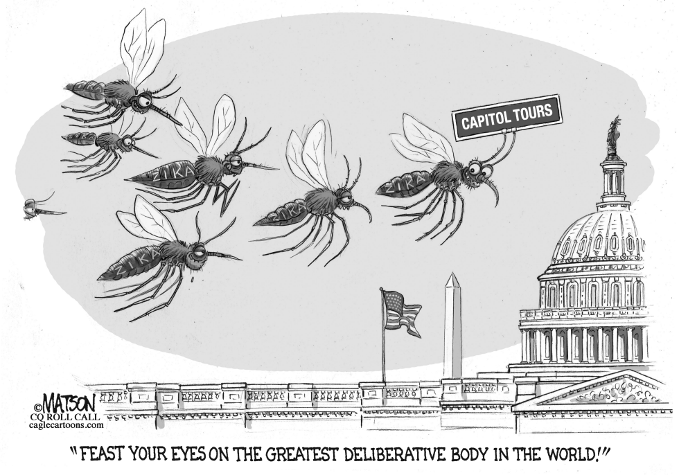  ZIKA VIRUS COMES TO CAPITOL HILL by RJ Matson