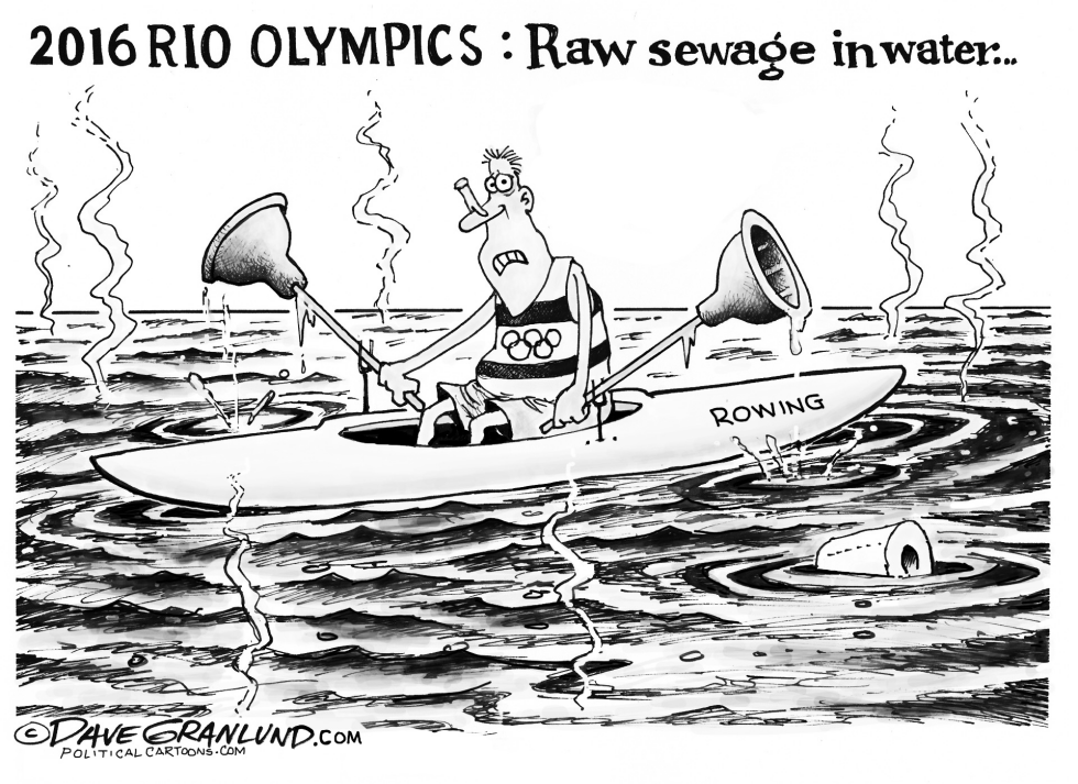 Rio Olympics 2016 sewage
