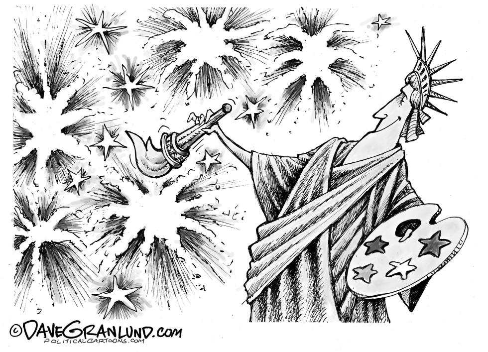 July 4th painter