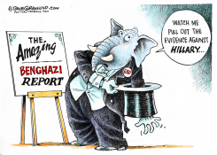 BENGHAZI REPORT AND HILLARY  by Dave Granlund