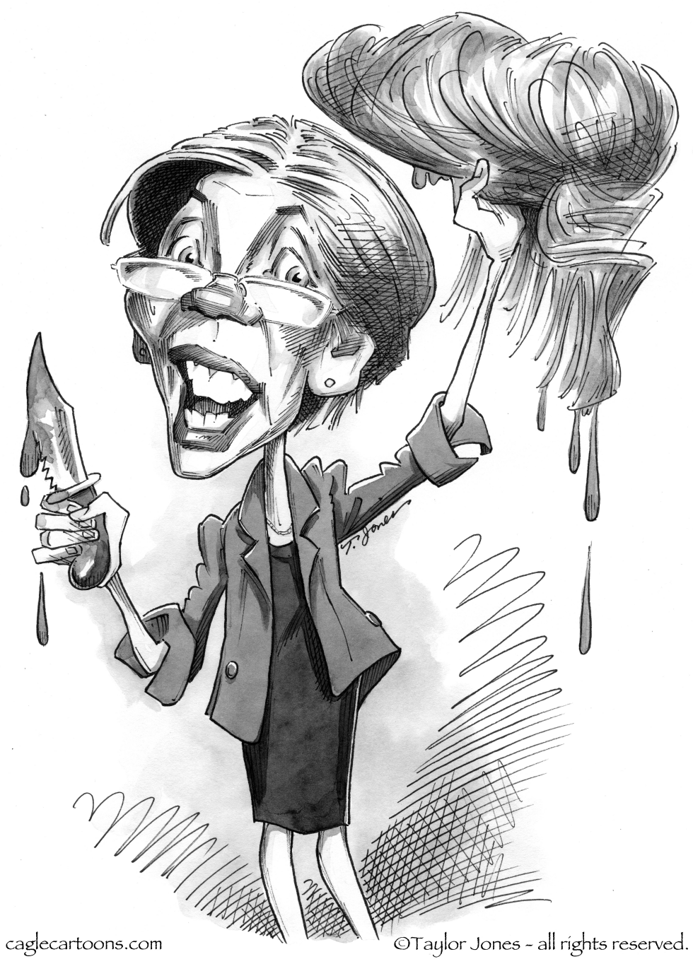 Elizabeth Warren and scalp