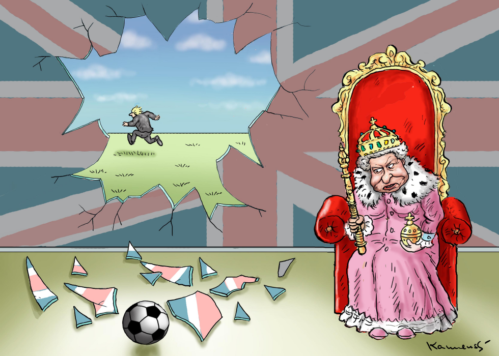 THE QUEEN IS NOT AMUSED