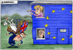 BRITAIN'S ACRIMONIOUS DIVORCE FROM EUROPE by Brian Adcock