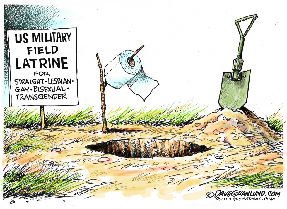  US MILITARY AND LGBT by Dave Granlund