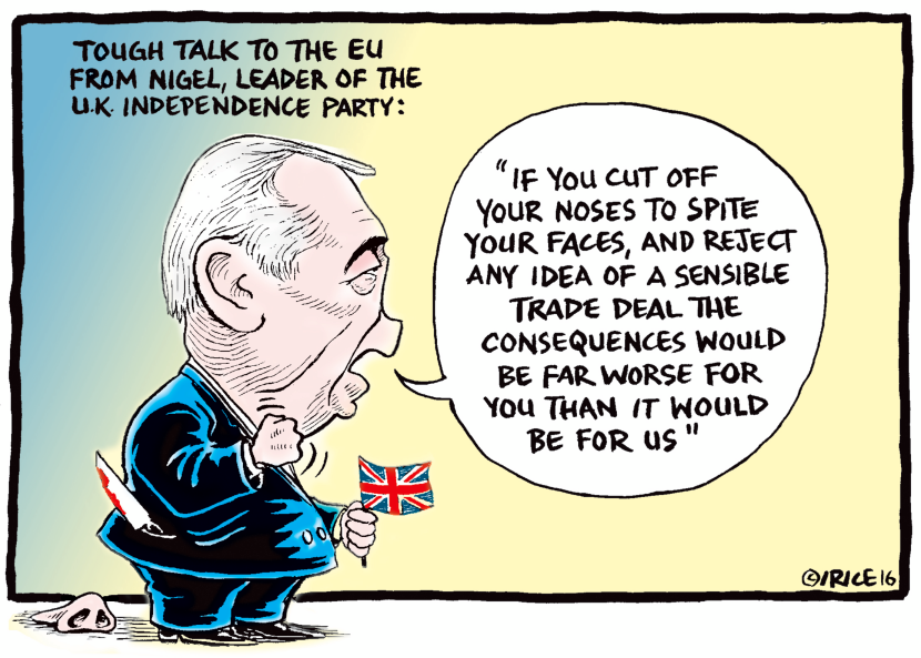 Tough Talk To The EU