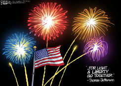 INDEPENDENCE DAY  by Nate Beeler