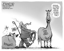 THE NEXT DEAD HORSE BW by John Cole