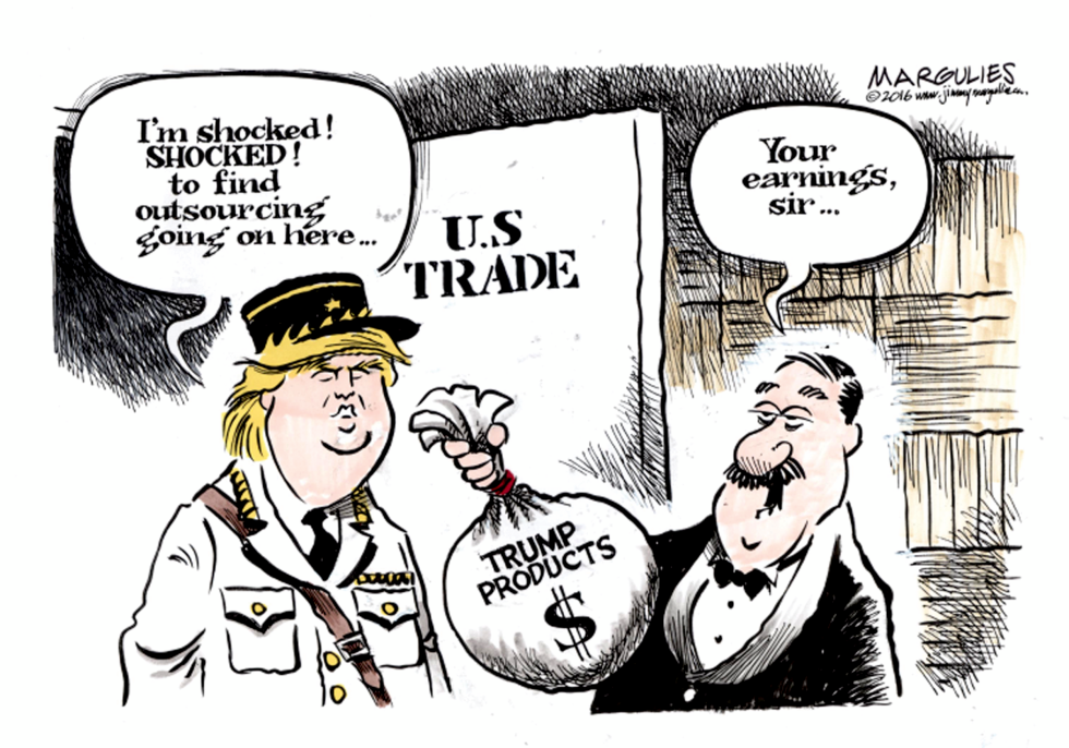 Trump and US trade color