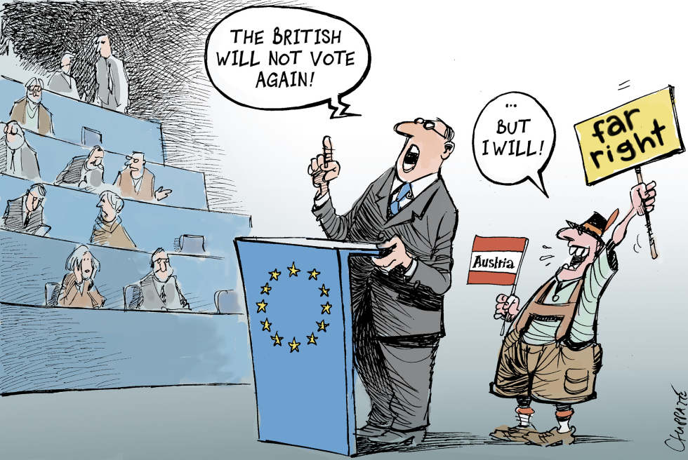  AUSTRIAN PRESIDENTIAL ELECTION CANCELED by Patrick Chappatte