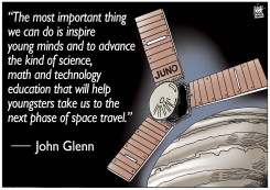 NASA JUNO JUPITER,  by Randy Bish