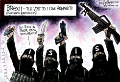 BARBARIC RADICALISM by Joe Heller