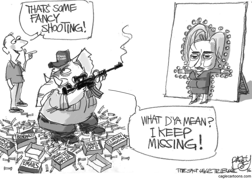 Gunning for Hillary