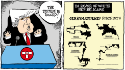 TRUMP RIGGED  by Bob Englehart