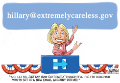 NEW EMAIL SET UP FOR HILLARY by R.J. Matson