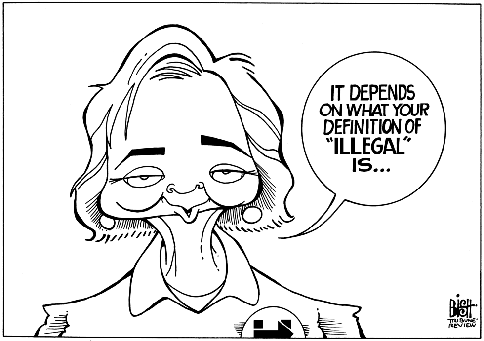 YOUR DEFINITION OF ILLEGAL, B/W